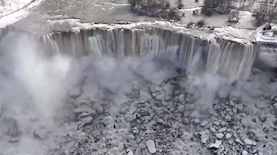 מפלי הניאגרה קפואים, צילום: Niagara Action
